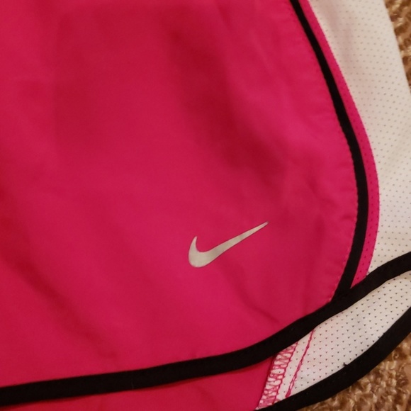 Nike Pink/White Dri-Fit Running Shorts XS - Picture 2 of 8